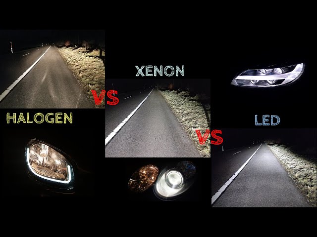 Halogen vs Xenon vs LED 