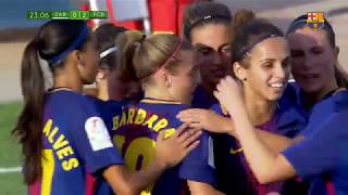 Zaragoza vs FC Barcelona Femenino [0-9][Liga Femenina | Jornada 1][03/09/2017] Sonido Ambiente