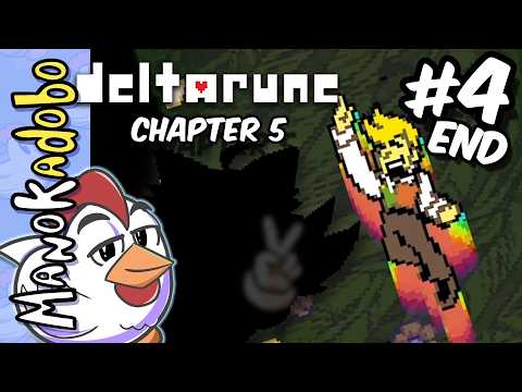 FLOWER MAN + SECRET BOSS - DELTARUNE Chapter 5 - Part 4 END | ManokAdobo Full Stream
