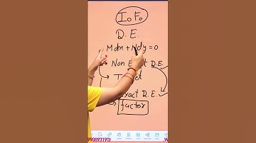 Integrating Factor||Nivaanmath Acadeemy|| M.Sc. mathematics|| Deepa Choudhary||Shorts