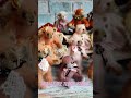 Miniature teddy bears by Julia Dmukh