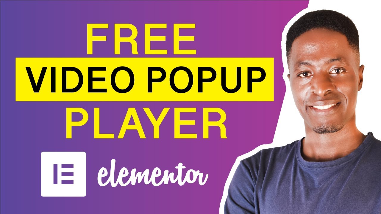 HOW TO ADD A VIDEO POPUP PLAYER FOR ELEMENTOR YouTube