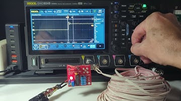 Using a TDR to measure cable lengths (Time Domain Reflectometer)