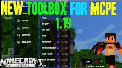 Minecraft 1.19.51 mod menu Toolbox