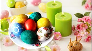 Як оригінально та красиво пофарбувати яйця на Великдень.