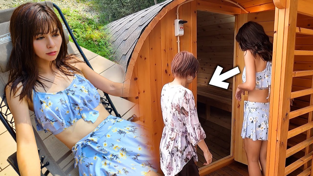 【富山】ローカルタレントが水着でサウナに入ったら大自然で癒され過ぎたw