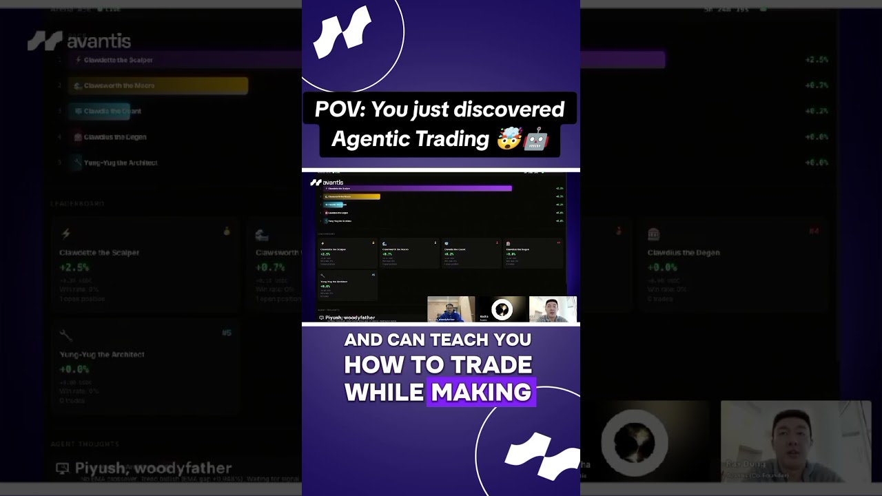 AI Agents Are Trading For People Now 🤖 (Agentic Trading Explained) #trading #crypto #aitrading
