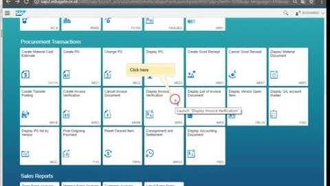 Display Invoice Document by SAP Screen Personas design Fiori