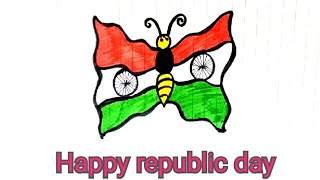 Happy republic day/ republic day drawing/ 26 January 2021 Drawing/ short video screenshot 5