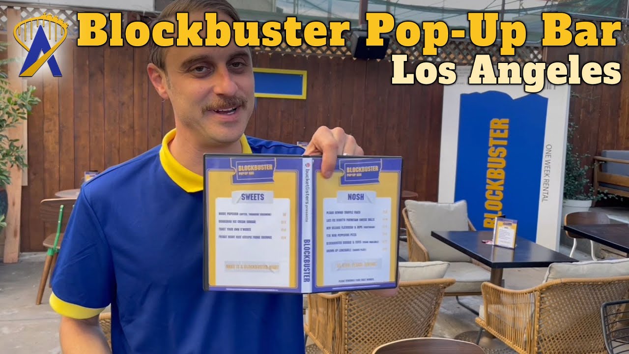 Blockbuster PopUp Bar in Los Angeles YouTube