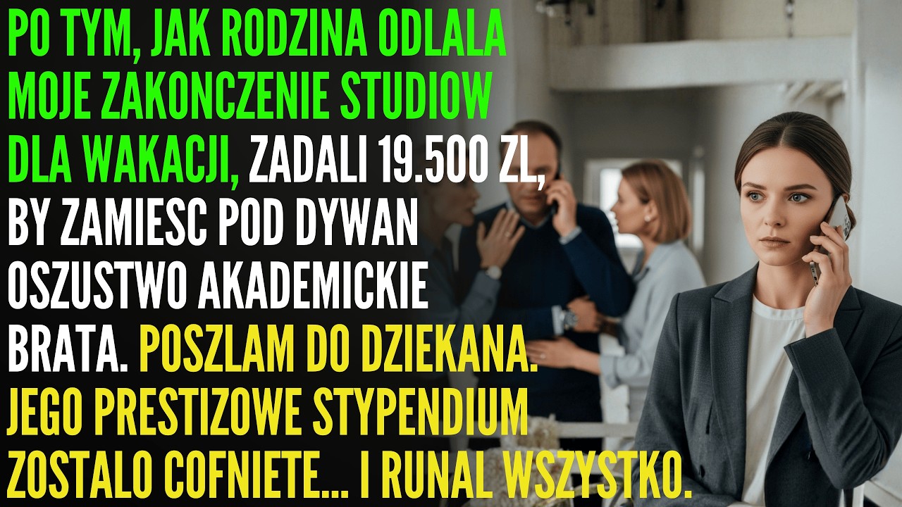 Rodzina olała moją graduację, potem żądała 19 500 zł—ujawniłam oszustwo brata