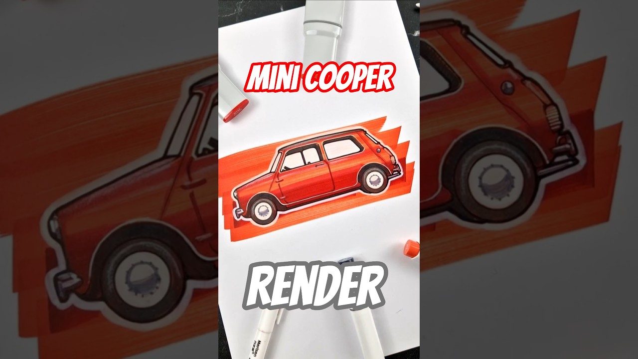 Mini cooper sketch 