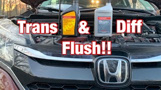 2016 CRV CVT Transmission & Differential Fluid Change