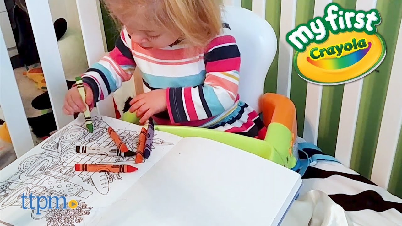 My First Crayola Washable Tripod Grip Stampers, Crayons, and Markers