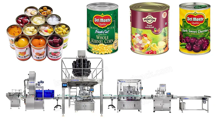 Automatic Canned Fruit Filling Line Pickle Jar Filling Machine