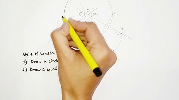 Class-9th Maths NCERT circles Ex-10.3 Que2 / a circle construction find its steps