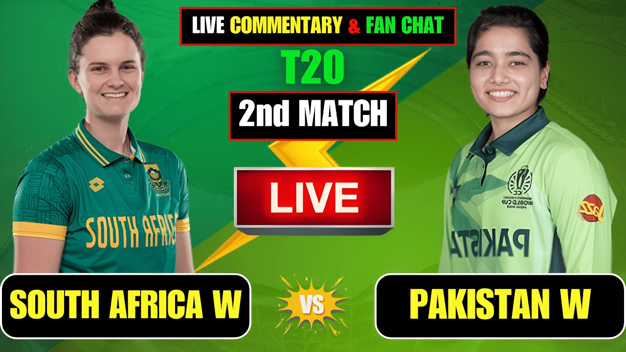 South Africa Women vs Pakistan Women | 2nd T20I 2026 | Live Score & Commentary | Cricket Kila |