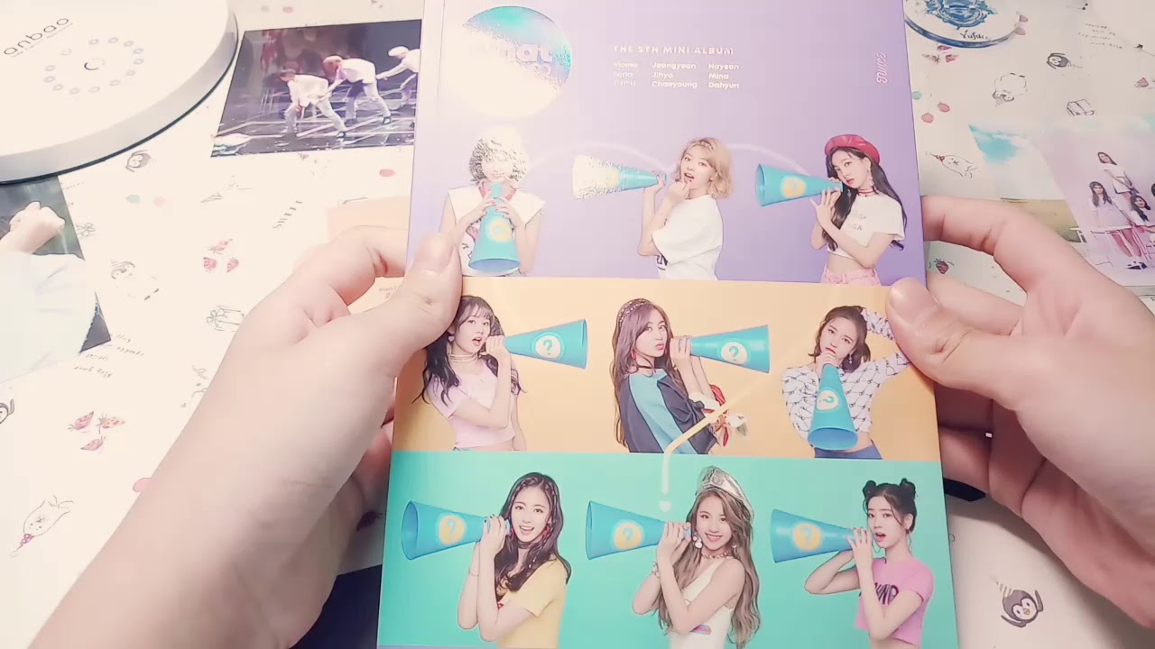 開箱TWICE what is love 專輯( 今天很幸運?) sanaa