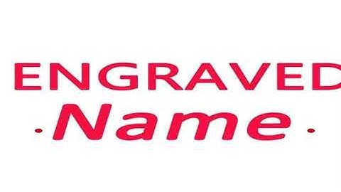 custom made Engraved Add Your Own Custom Engraving Text On