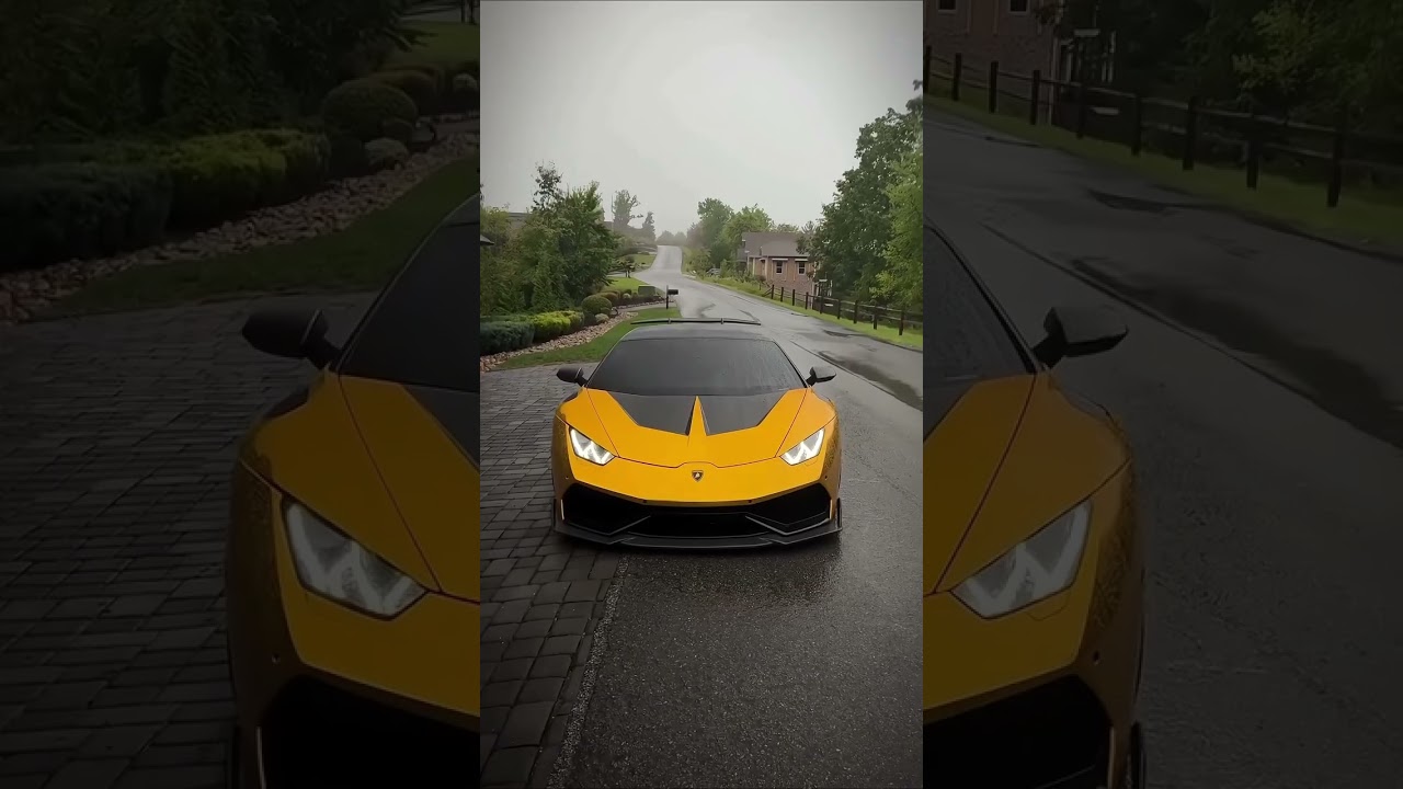 Golden Lamborghini Huracán: Unbelievable Edit! ✨ | ThisBeats4You