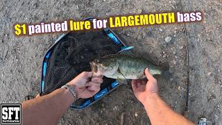 Another AMAZON special - $1 painted lure for LARGEMOUTH bass
