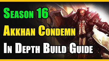 Diablo 3 Crusader Akkhan Condemn in Depth Build Guide Season 16 (2.6.4)
