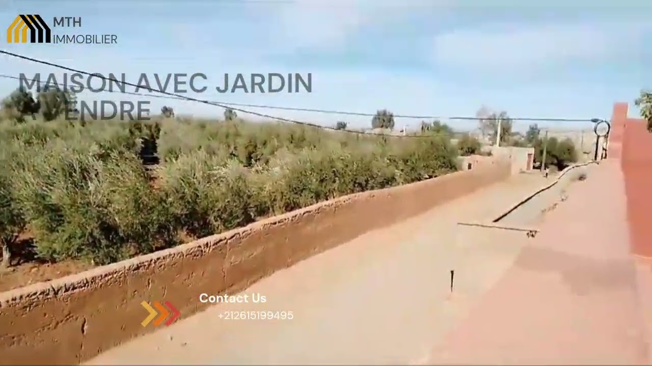 🏡 للبيع فيلا رائعة في طريق آيت أورير 400م² مع حديقة! 🌳 السعر مناسب - 0615199495