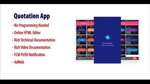 Quotation App with Source Code