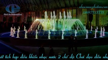 Mô hình nhạc nước dự án công trình