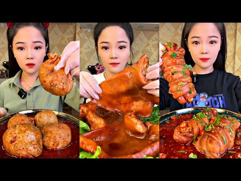 ASMR CHINESE FOOD MUKBANG EATING SHOW | 먹방 ASMR 중국먹방 | XIAO YU MUKBANG #50