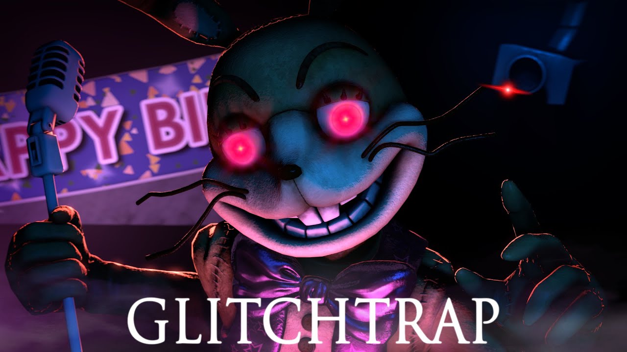 FNAF NEWS? ?! glitchy boy is an artist 🤩 #fnaf #glitchtrap