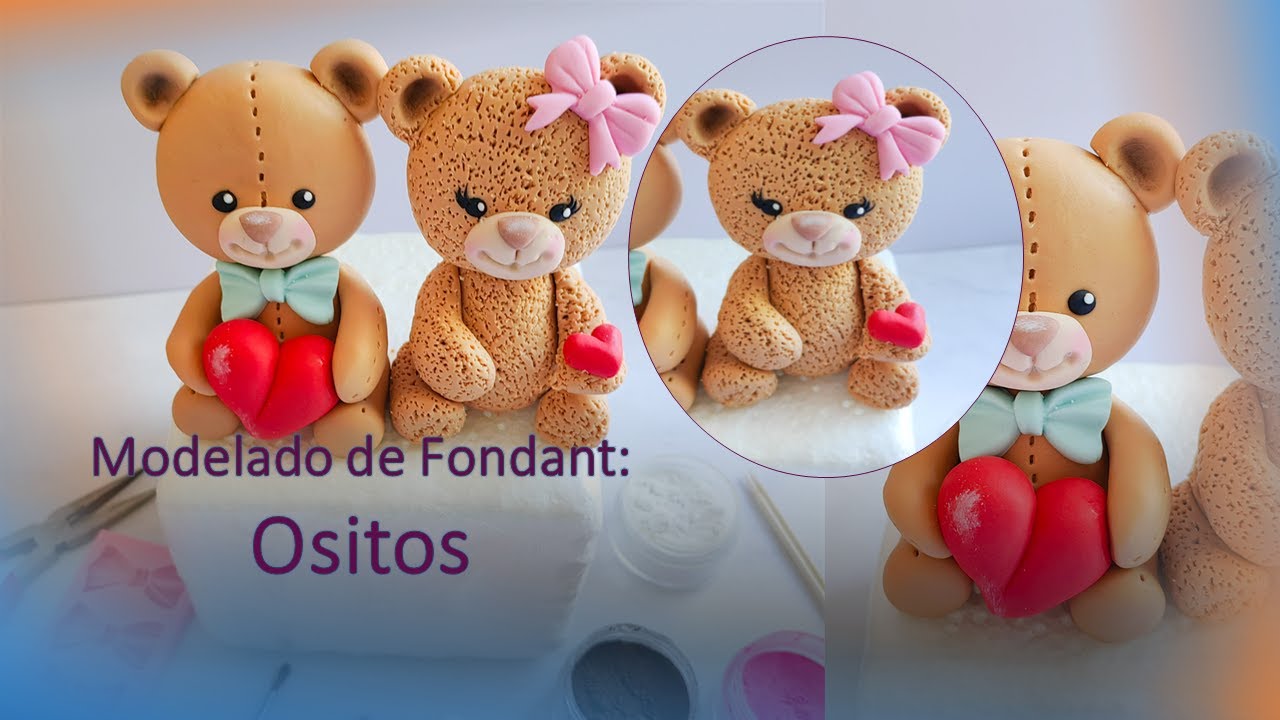 Modelado de Fondant: OSITOS (paso a paso)
