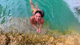 Secret waterfall adventure in Moalboal Philippines 🇵🇭 