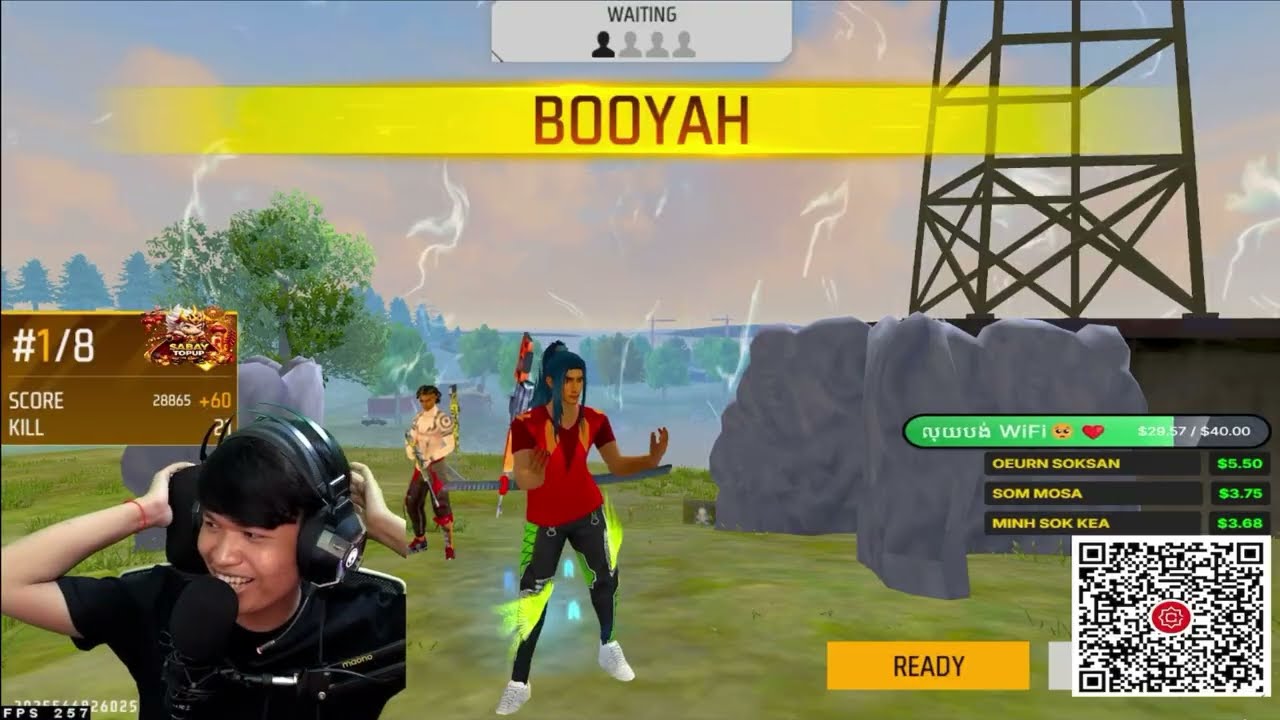 ប្រូរុនGG 10$🎉21Kill😱#freefire 