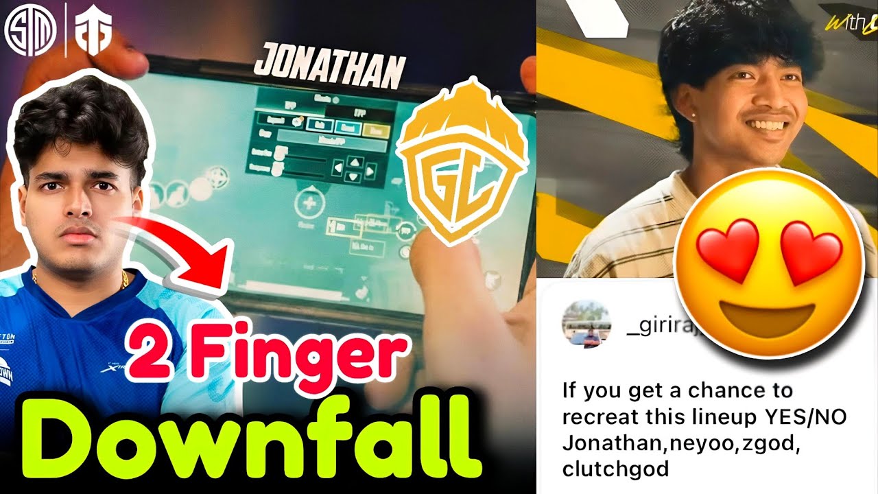 🇮🇳JONATHAN Out of Form 💔 2-Finger Disadvantage? 😢 GODL Downfall Explained ✅