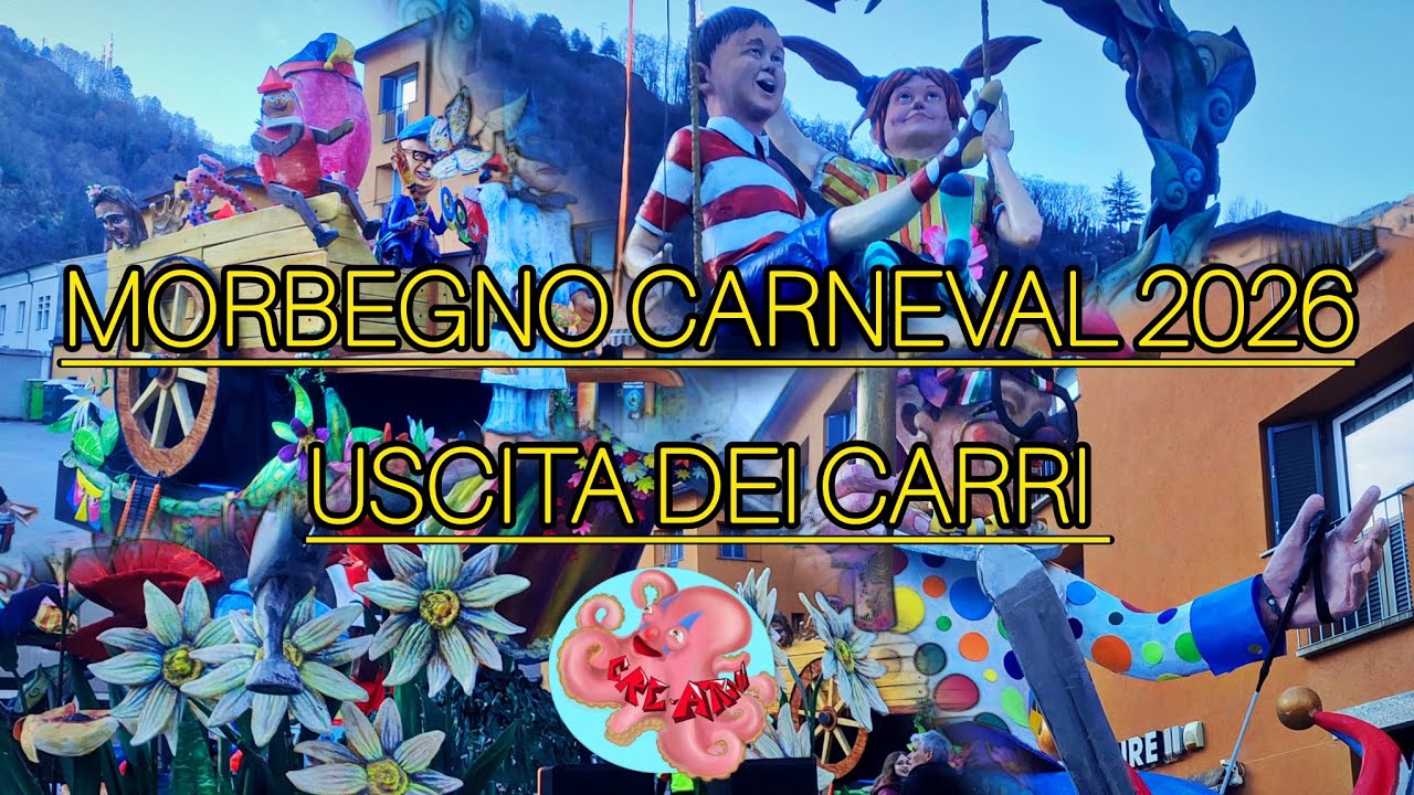  Morbegno Carneval 2026 | L’Uscita dei Carri all’Alba verso Piazza Sant’Antonio |