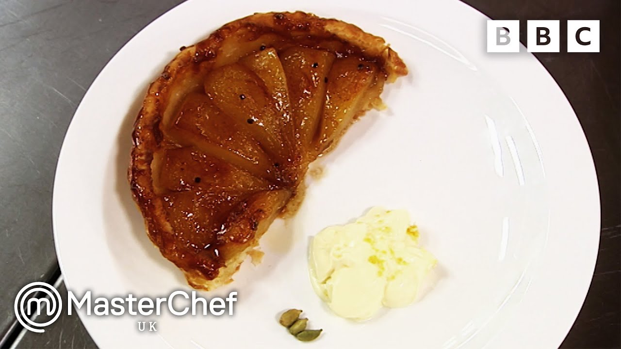 Very Tasty Spiced Pear Tarte Tatin 🍐 MasterChef UK YouTube