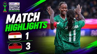 Egypt Vs  Malawi | Match Highlights | Women's Africa Cup of Nations 2026