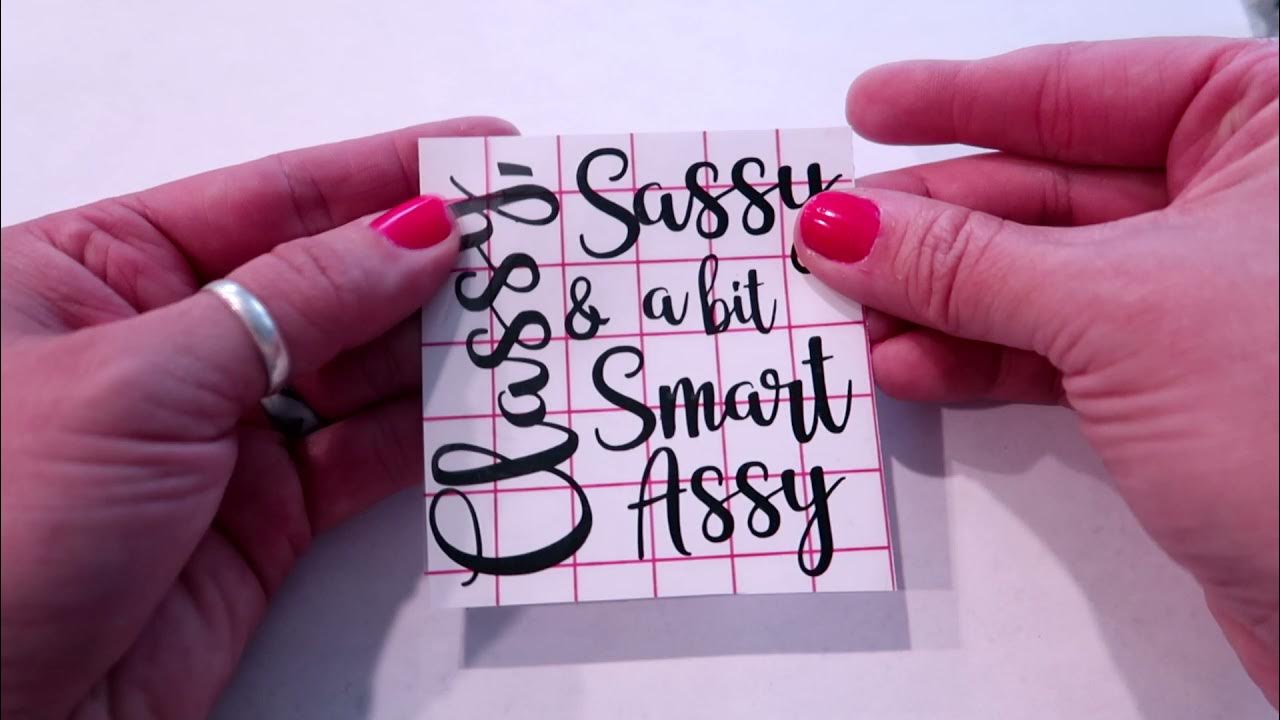 Vinyl Not Sticking To Transfer Tape 📍 How To With Kristin YouTube