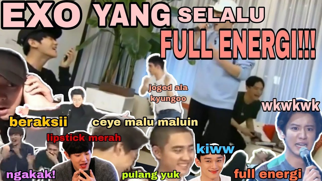 EXO KALO LAGI KELEBIHAN ENERGI - EXO Funny Moments
