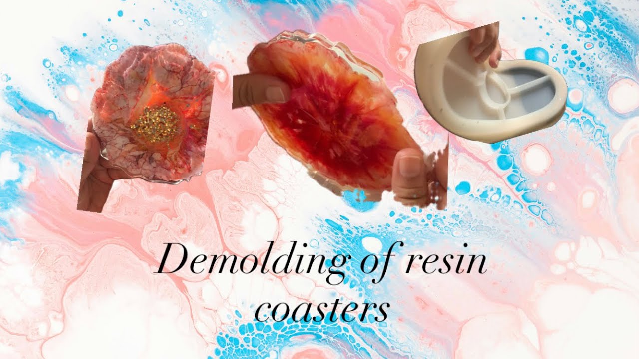 Resin Demolding ASMR videos / how to Demold resin coasters