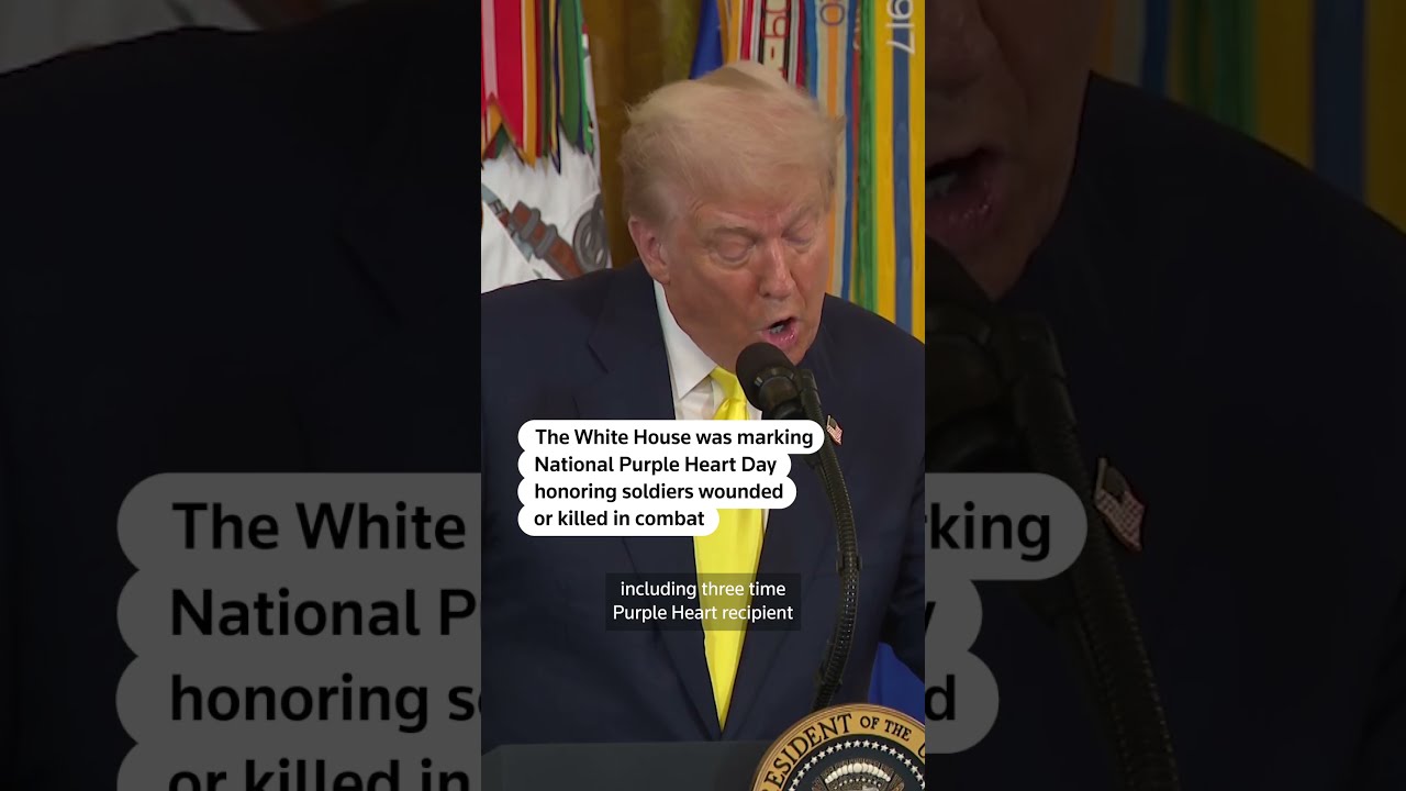 Trump Says Veterans Sent Him Purple Hearts After Assassination Attempt REUTERS