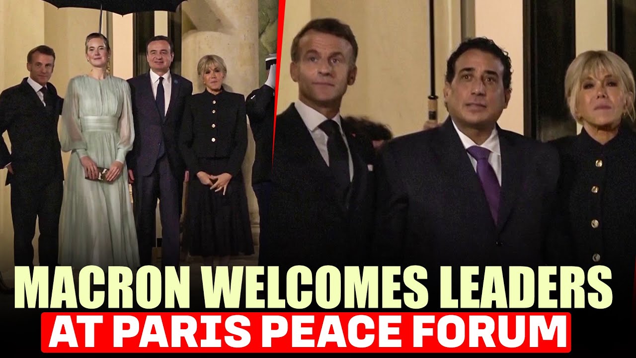 Macron welcomes global leaders as Paris Peace Forum convenes to discuss international issues
