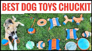 Best Dog Toys CHUCKIT Rope Fetch Ball Flying Squirrel Paraflight Flyer Football