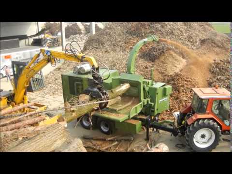 PEZZOLATO PTH 1000/820 - Cippatore a tamburo/Drum chipper driven by 540hp CAT C15 autonomous engine