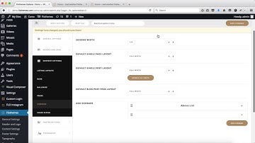 Como - Flothemes Settings Overview