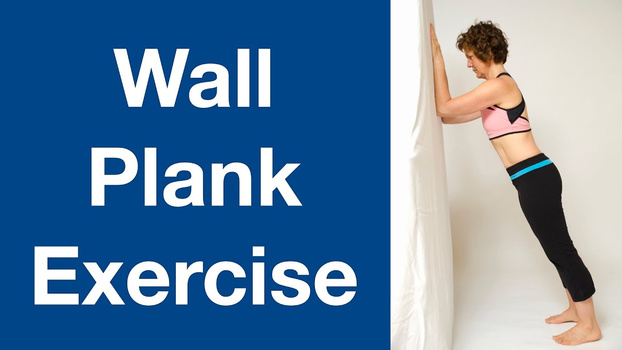 Wall Plank Exercise 