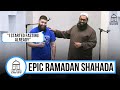 Shahada within first few minutes of ramadan  epic shahada  imam nadim bashir