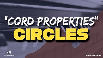 Chord properties of circles - Kisembo Academy GCSE Maths Revision