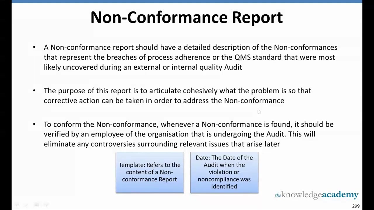 10 5|non conformance report